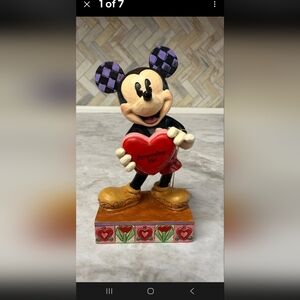 Jim Shore Disney Traditions "A LOVE NOTE" #6016329 Mickey Mouse. Valentine. NEW